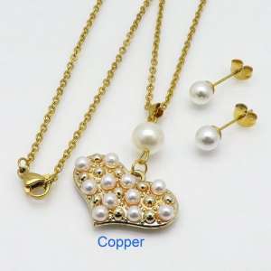 Copper Jewelry Set(Most Women) - KS128918-BI