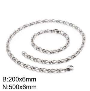 SS Jewelry Set(Most Men) - KS130234-Z