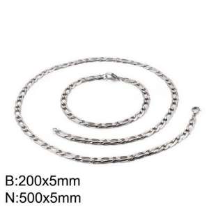 SS Jewelry Set(Most Men) - KS130241-Z