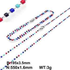 SS Jewelry Set(Most Women) - KS130976-Z