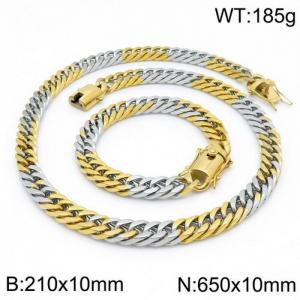 SS Jewelry Set(Most Men) - KS133488-Z
