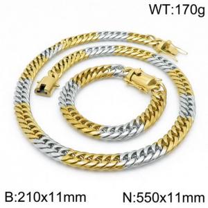 SS Jewelry Set(Most Men) - KS133492-Z