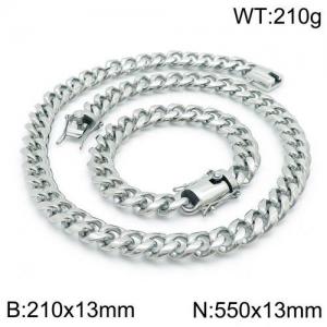 SS Jewelry Set(Most Men) - KS133558-Z
