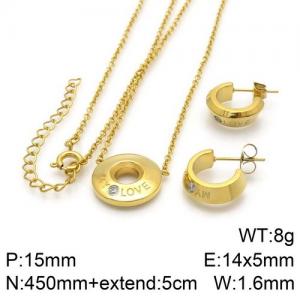 SS Jewelry Set(Most Women) - KS133664-GC