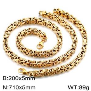 SS Jewelry Set(Most Men) - KS134582-Z