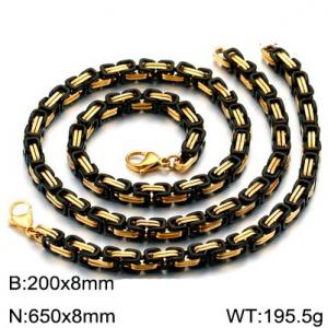 SS Jewelry Set(Most Men) - KS134617-Z