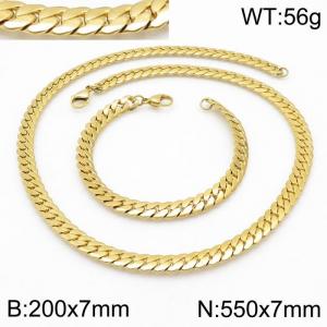 SS Jewelry Set(Most Men) - KS135391-Z
