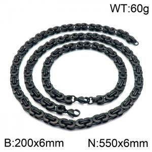 SS Jewelry Set(Most Men) - KS135829-Z