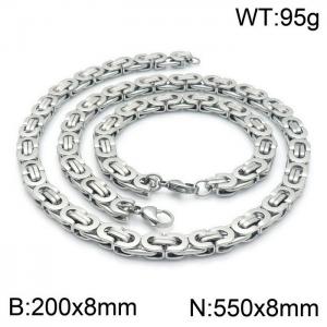 SS Jewelry Set(Most Men) - KS135857-Z
