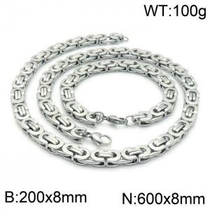 SS Jewelry Set(Most Men) - KS135858-Z