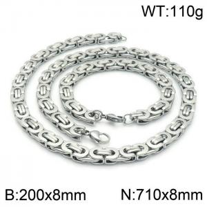 SS Jewelry Set(Most Men) - KS135860-Z