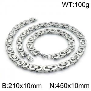 SS Jewelry Set(Most Men) - KS135883-Z