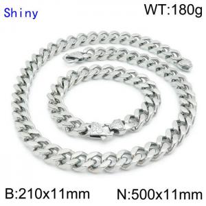 SS Jewelry Set(Most Men) - KS135919-Z