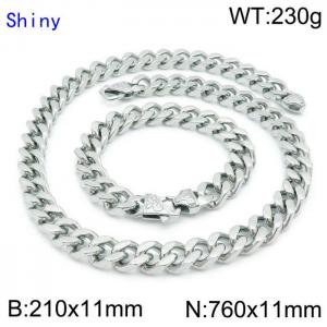 SS Jewelry Set(Most Men) - KS135924-Z
