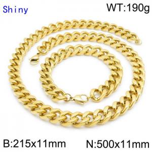 SS Jewelry Set(Most Men) - KS135933-Z