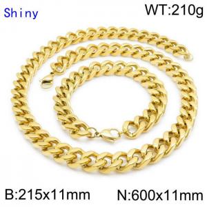 SS Jewelry Set(Most Men) - KS135935-Z