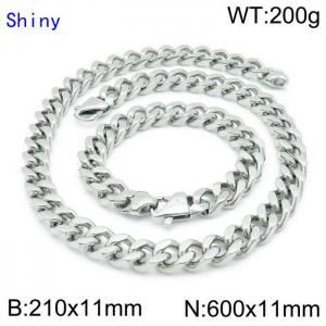 SS Jewelry Set(Most Men) - KS135949-Z