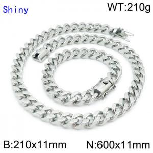 SS Jewelry Set(Most Men) - KS135977-Z