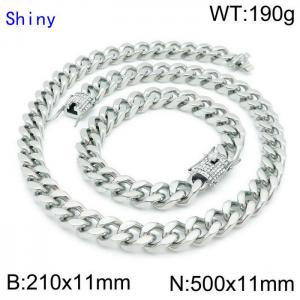 SS Jewelry Set(Most Men) - KS135996-Z