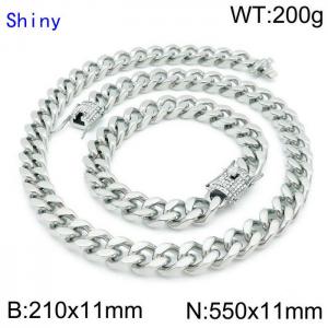 SS Jewelry Set(Most Men) - KS135997-Z