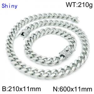 SS Jewelry Set(Most Men) - KS135998-Z