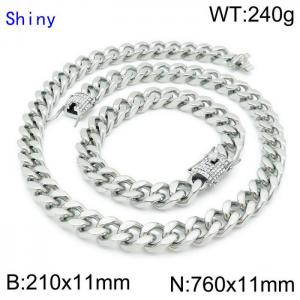 SS Jewelry Set(Most Men) - KS136001-Z