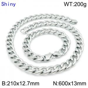 SS Jewelry Set(Most Men) - KS136012-Z