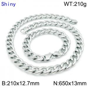 SS Jewelry Set(Most Men) - KS136013-Z