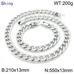 SS Jewelry Set(Most Men) - KS136074-Z