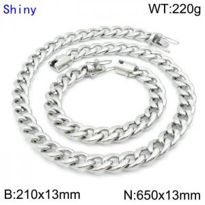 SS Jewelry Set(Most Men) - KS136076-Z