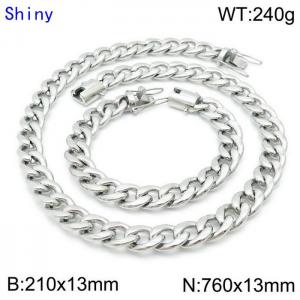 SS Jewelry Set(Most Men) - KS136078-Z
