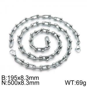 Stainless Steel Necklace - KS136175-Z