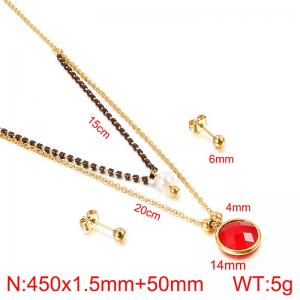 SS Jewelry Set(Most Women) - KS136433-Z