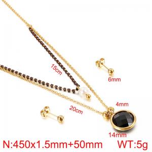 SS Jewelry Set(Most Women) - KS136438-Z