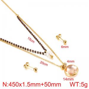 SS Jewelry Set(Most Women) - KS136439-Z