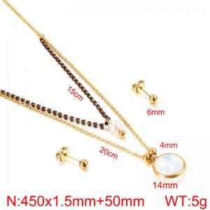 SS Jewelry Set(Most Women) - KS136440-Z