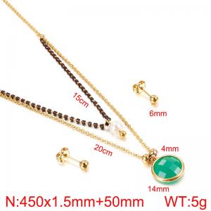 SS Jewelry Set(Most Women) - KS136443-Z