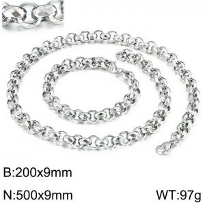 SS Jewelry Set(Most Men) - KS136466-Z