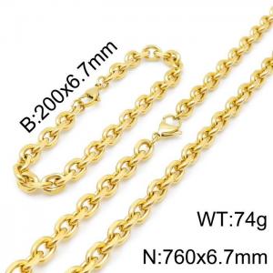 SS Jewelry Set(Most Men) - KS136956-Z