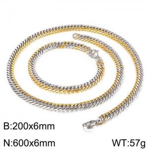 SS Jewelry Set(Most Men) - KS137237-Z