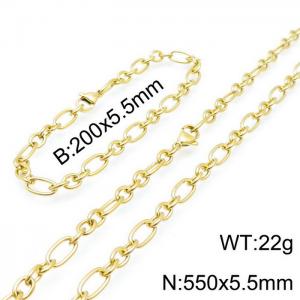 SS Jewelry Set(Most Men) - KS137530-Z
