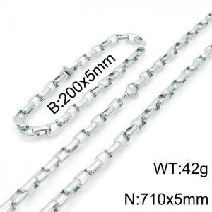 SS Jewelry Set(Most Men) - KS138005-Z