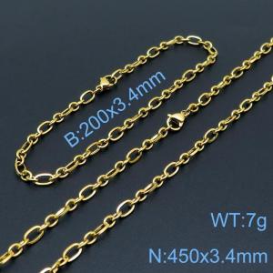 SS Jewelry Set(Most Men) - KS138390-Z
