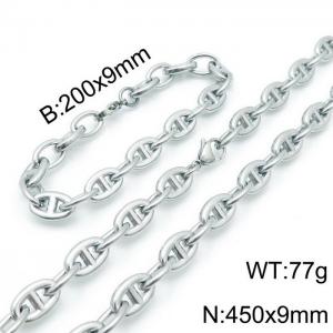 SS Jewelry Set(Most Men) - KS138446-Z