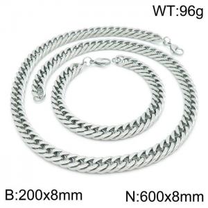 SS Jewelry Set(Most Men) - KS138878-ZC