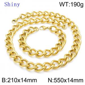 SS Jewelry Set(Most Men) - KS138913-ZC