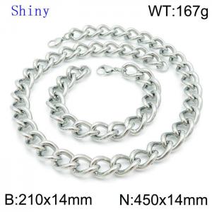 SS Jewelry Set(Most Men) - KS138915-ZC