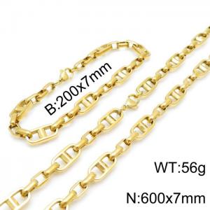 SS Jewelry Set(Most Men) - KS138958-Z