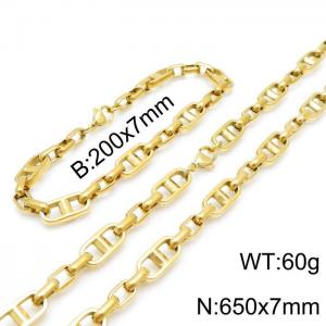 SS Jewelry Set(Most Men) - KS138959-Z