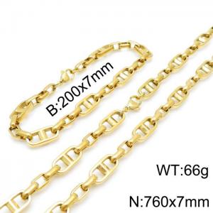 SS Jewelry Set(Most Men) - KS138961-Z